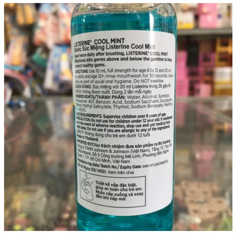 Nước súc miệng Listerine Cool Mint 100ml