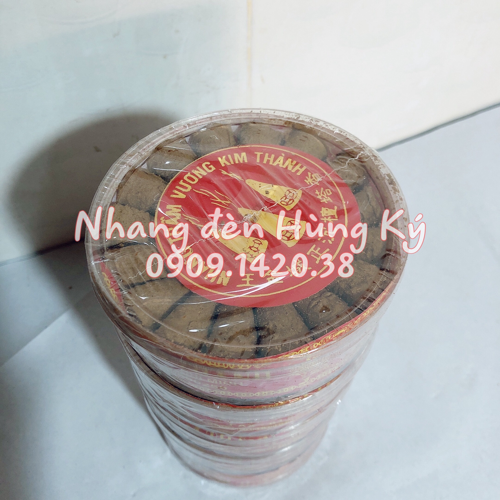{Lốc 5 hộp} Nhang trầm viên hiệu Vương Kim Thành