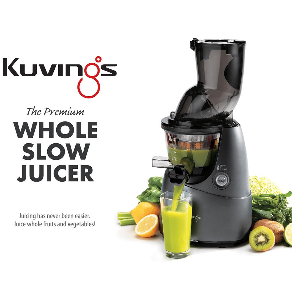 [Trả góp 0%]Máy ép trái cây tốc độ chậm Kuvings NS-625CBS2 (400ml) - Màu Xám