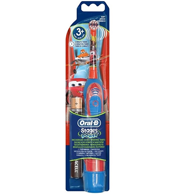 Bàn chải trẻ em bằng pin Oral B (Stages Power Disney) 3+