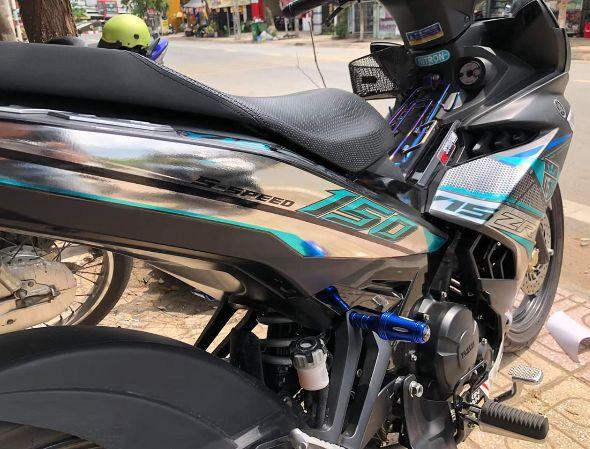 tem rời ex 150 Y15zr chất liệu Crom cao cấp