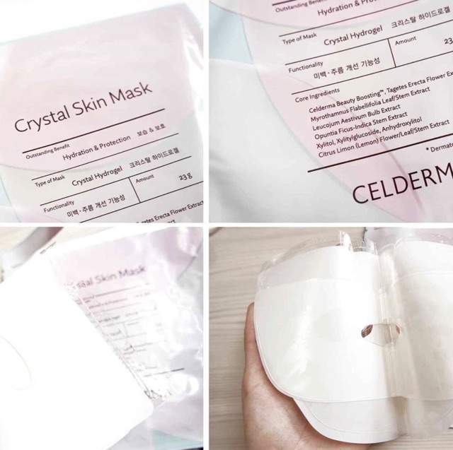 [HCM]Mặt nạ thạch anh Crystal skin mask Celderma