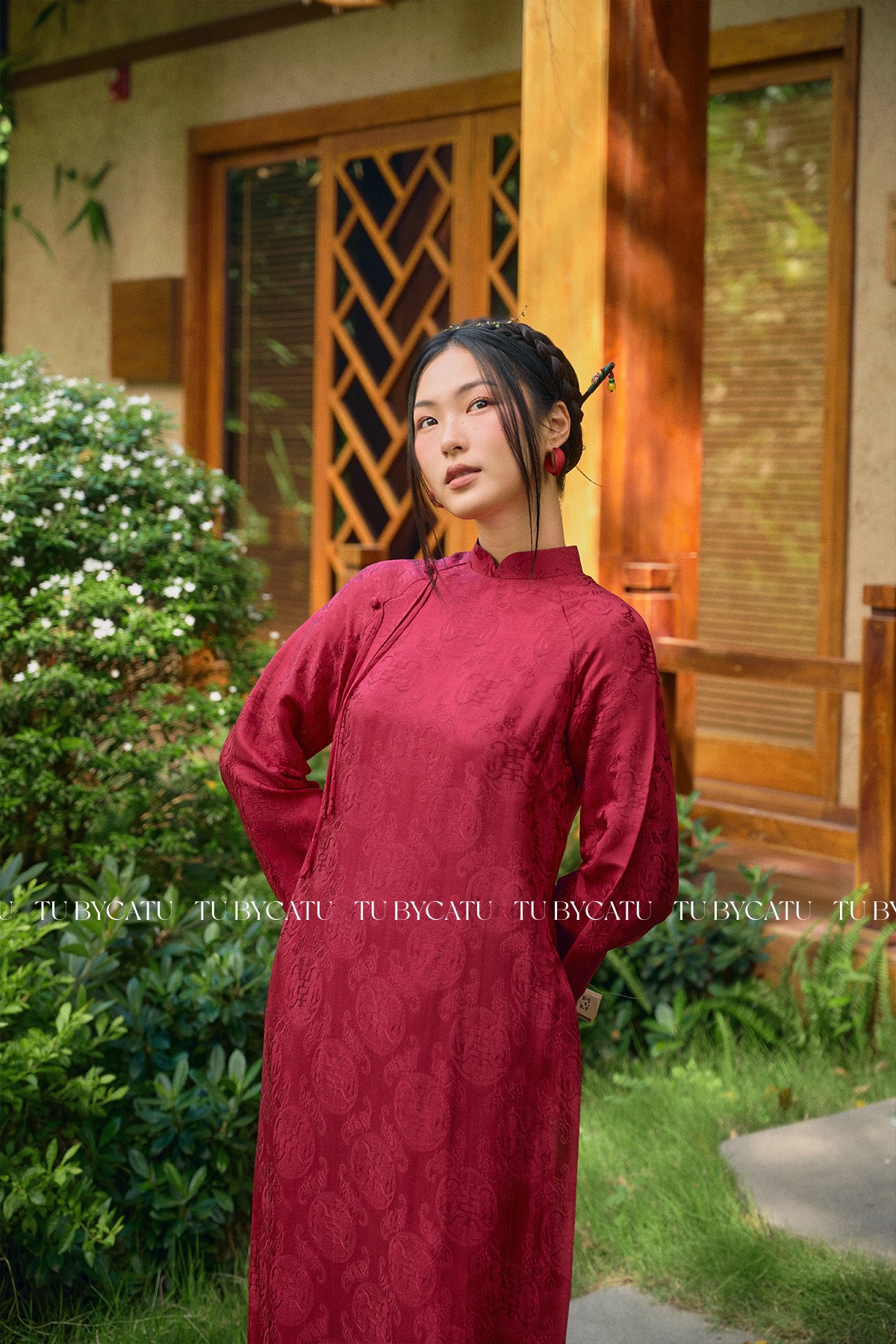 TUBYCATU | Áo dài Diên Thọ (KHÔNG KÈM QUẦN)