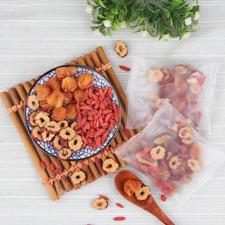 TRÀ DƯỠNG SINH: LONG NHÃN - TÁO ĐỎ - KỶ TỬ