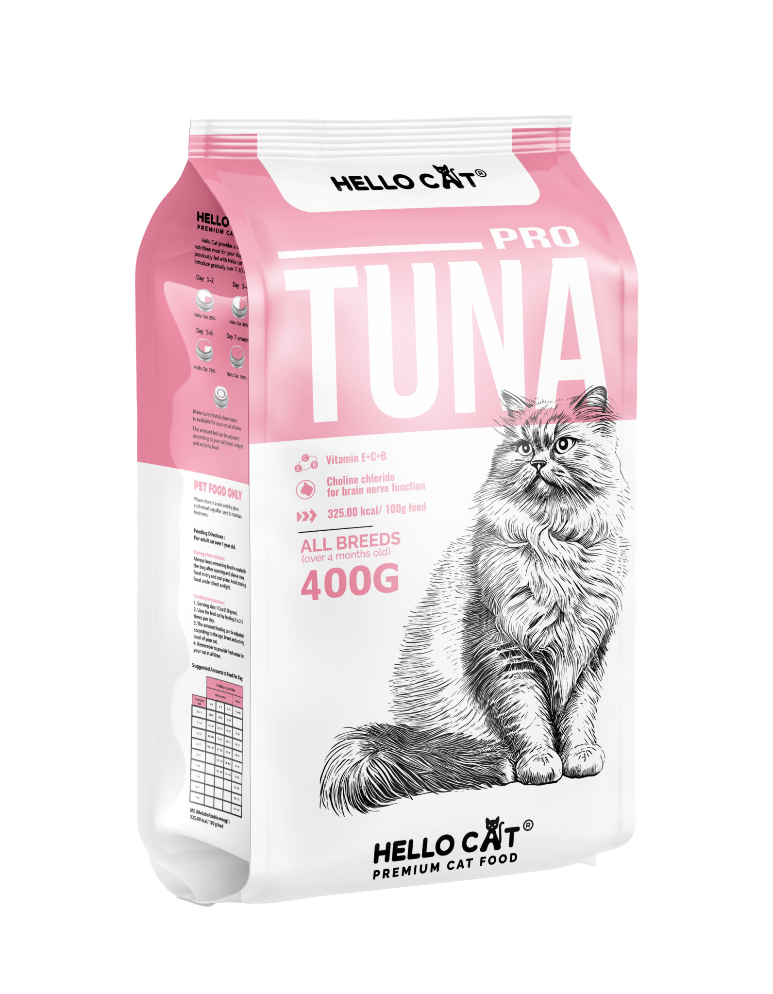 [10KG] Hạt Hello Cat 10Kg Thức ăn Hạt cho Mèo - Happy Cat