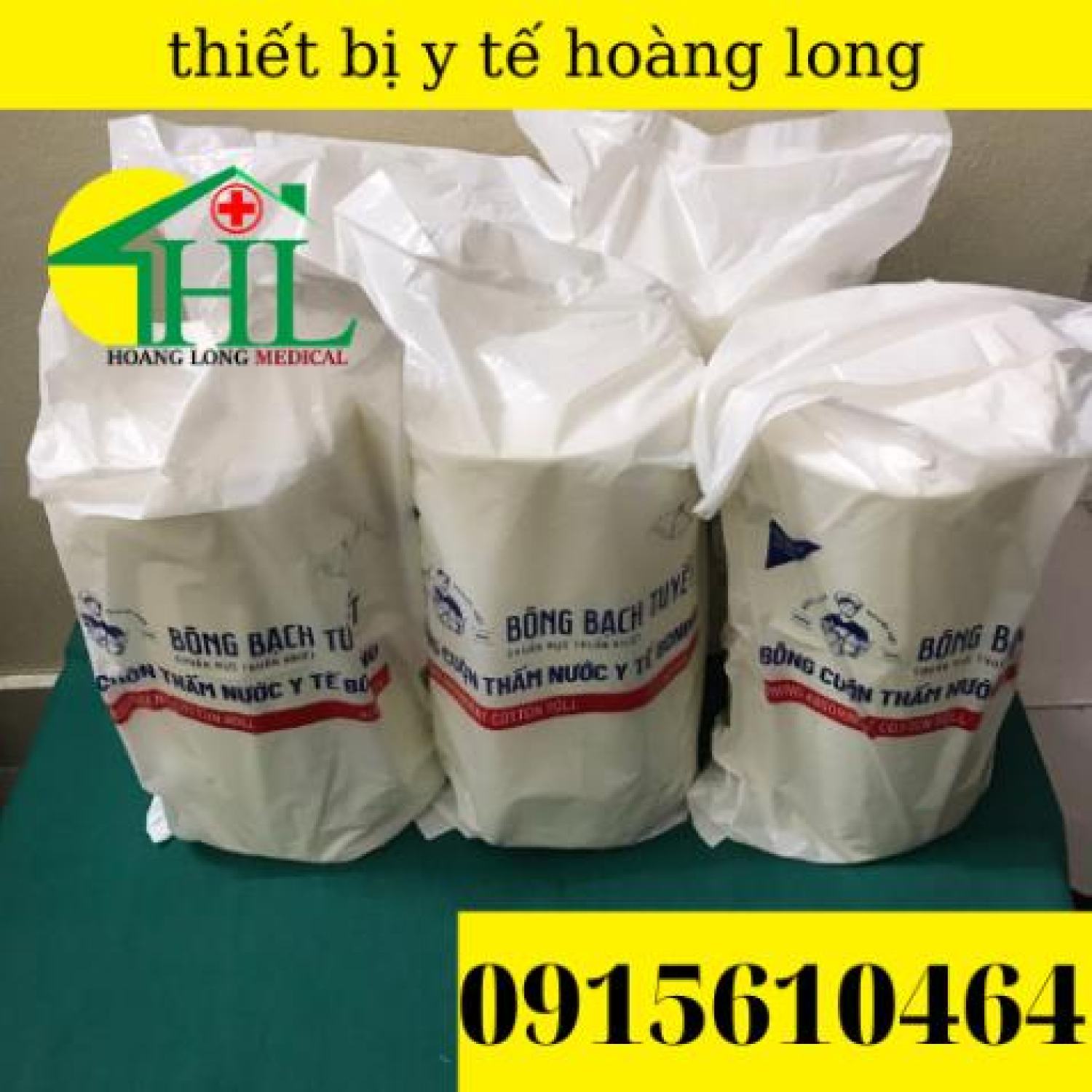 Bông Cuộn 1kg Bông Y Tế Bạch Tuyết