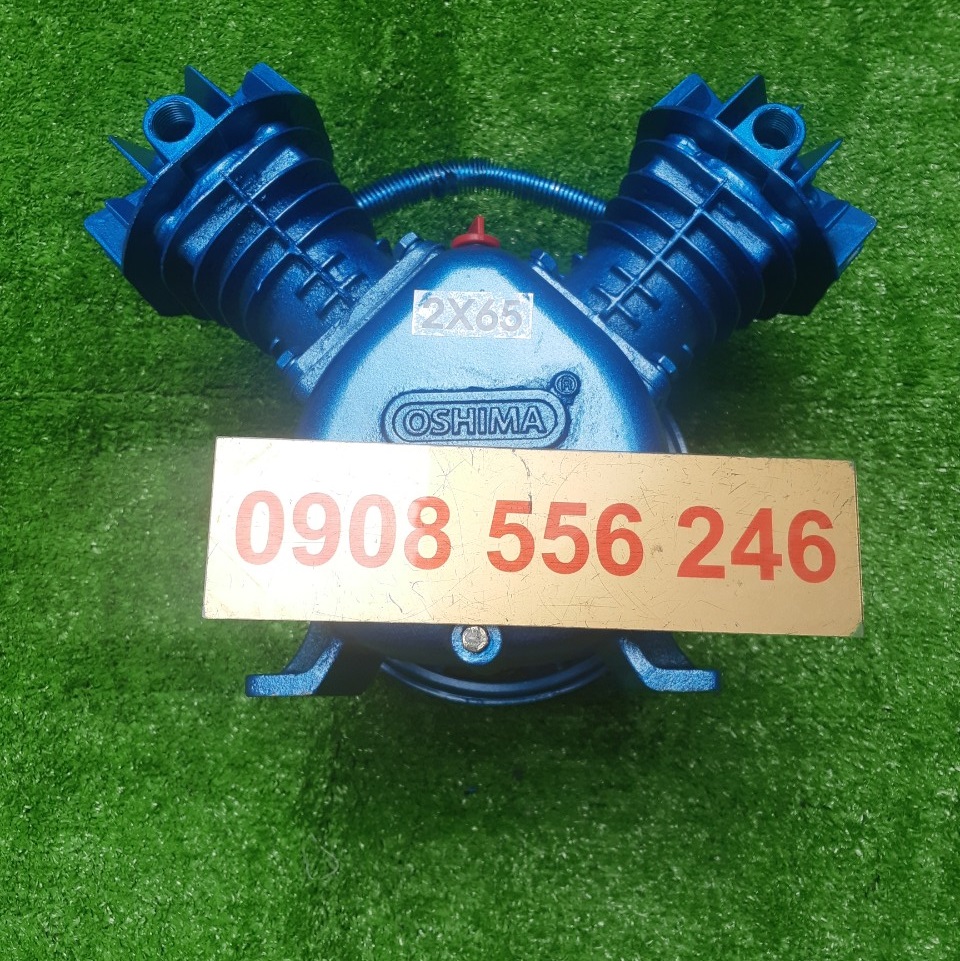 Đầu nén khí  oshima 2 xilanh 65mm
