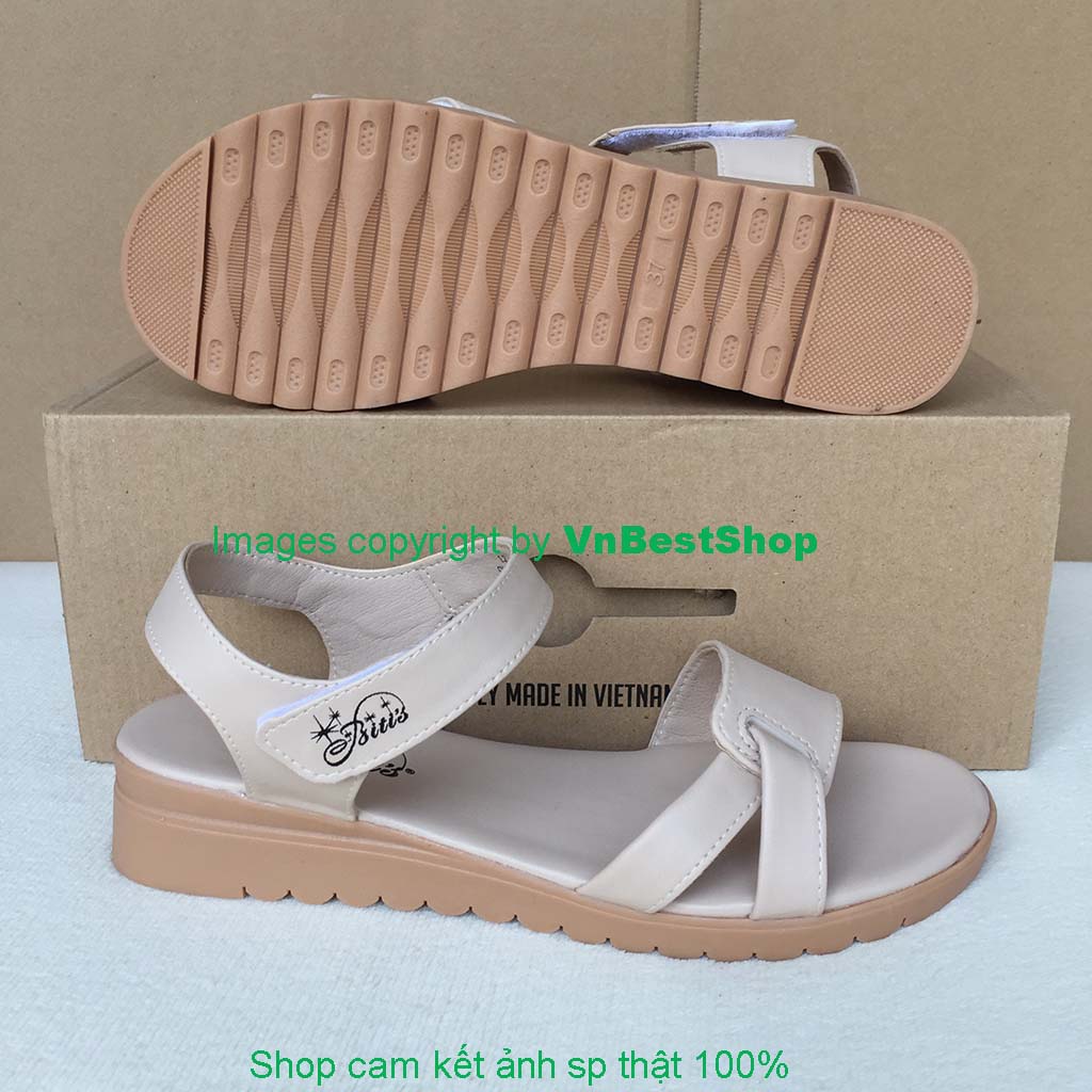 Dép Sandal Si - TPR Nữ Bitis DTW011388KEM (Kem)