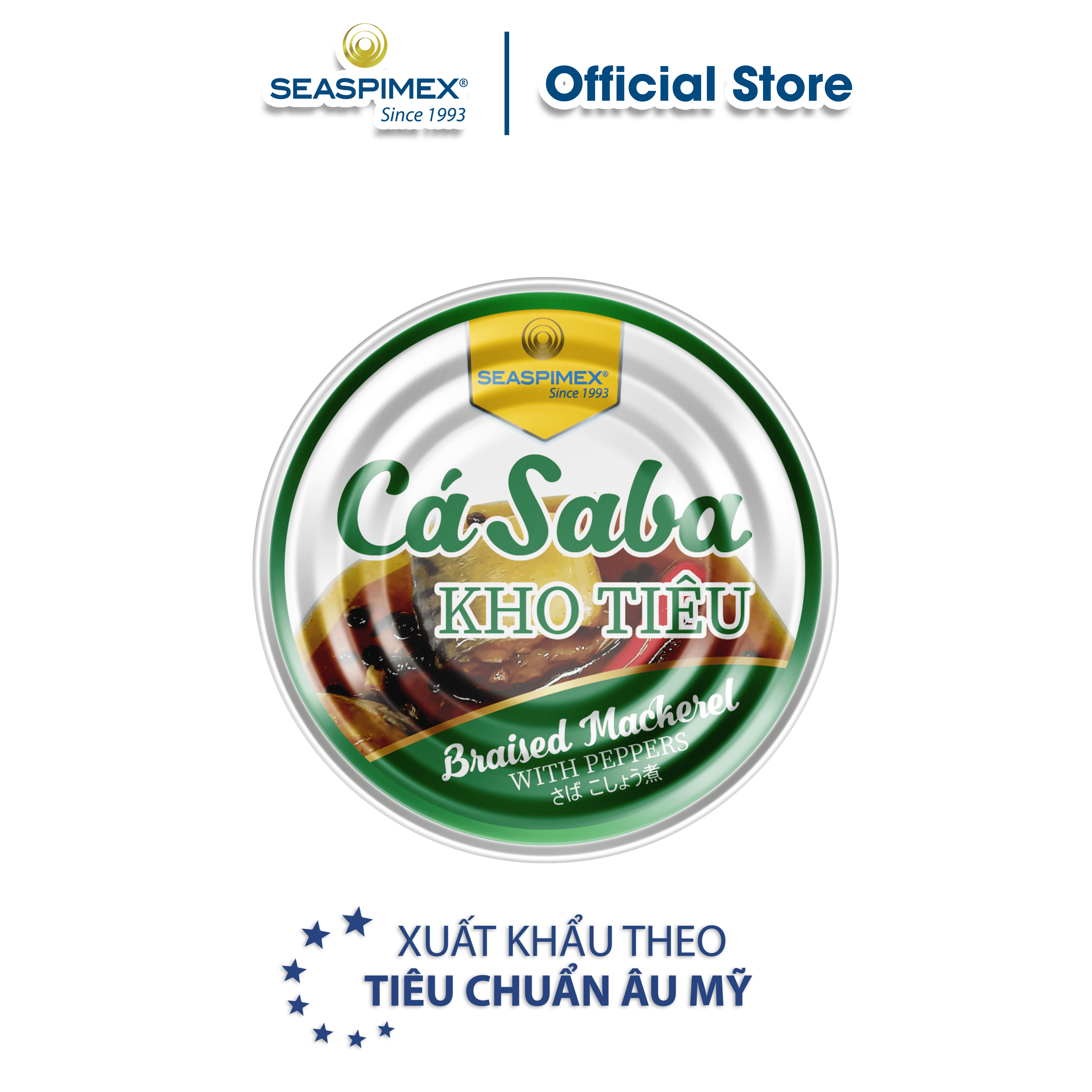 Cá Saba Nhật Kho Tiêu SEASPIMEX 185gr