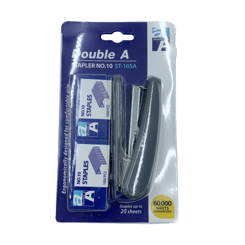 Double A Vỉ Dập Ghim Số 10 (1 Dập Ghim Số 10 + 2 Đinh Ghim Số 10)