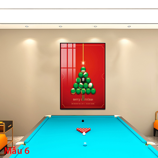 Tranh Laminate Tráng Gương - Tranh Treo Tường Trang Trí Quán Bida