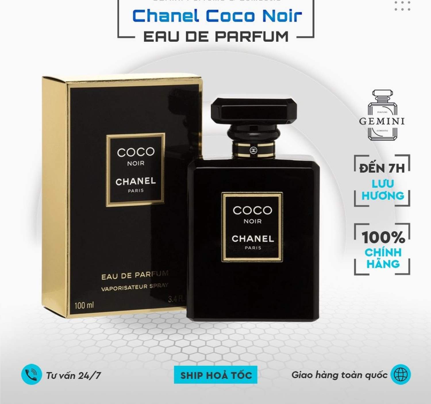 Nước hoa nữ COCO đen 100ml [ HÀNG HOT ]
