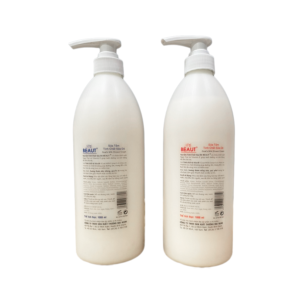 Sữa Tắm Tinh Chất Sữa Dê BEAUT 1L