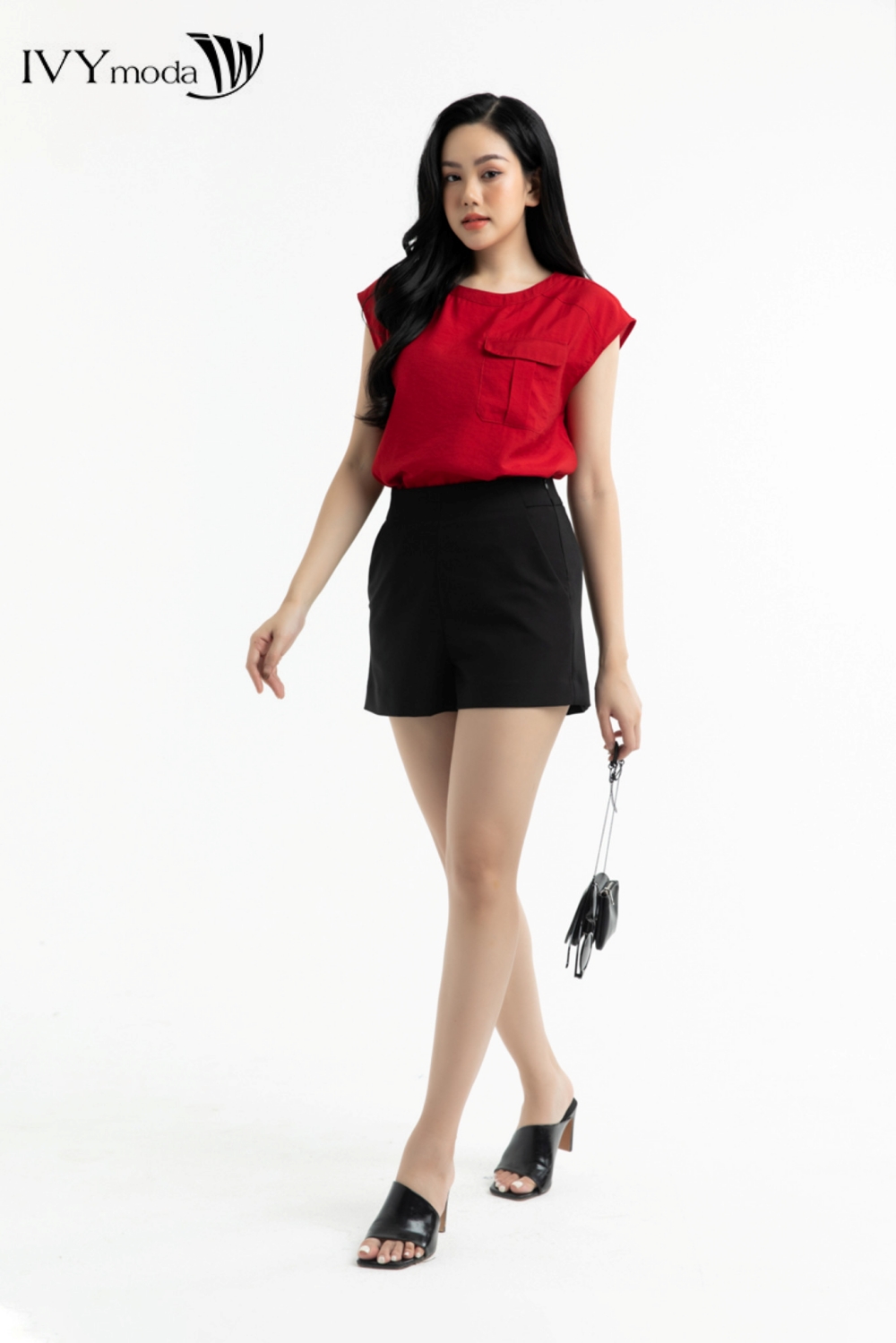[TỪ 3-5.3 | VOUCHER 12% ĐƠN TỪ 500K] Áo lụa tay hến IVY moda MS 16M7607