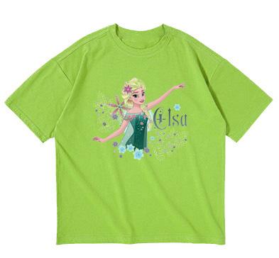 Áo thun bé gái in hình dễ thương M28 Thương Hiệu Elsa