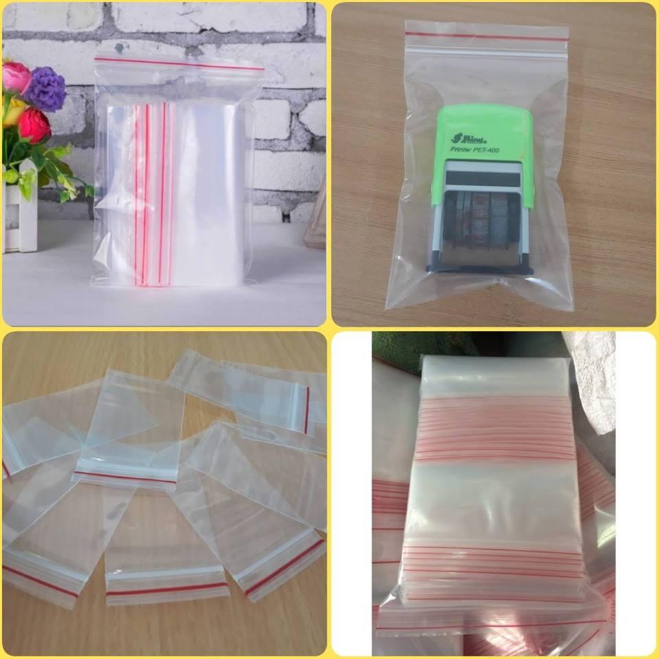 TÚI ZIP SỌC ĐỎ SIZE 35x45 cm [1kg]