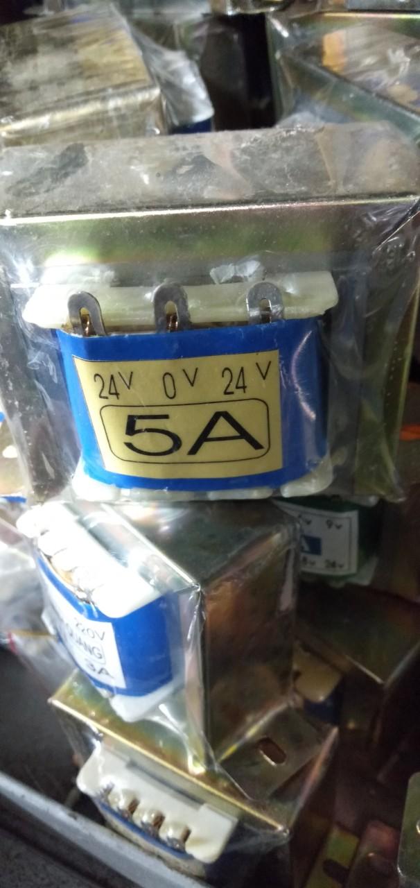 Biến áp 5A đối xứng 24v