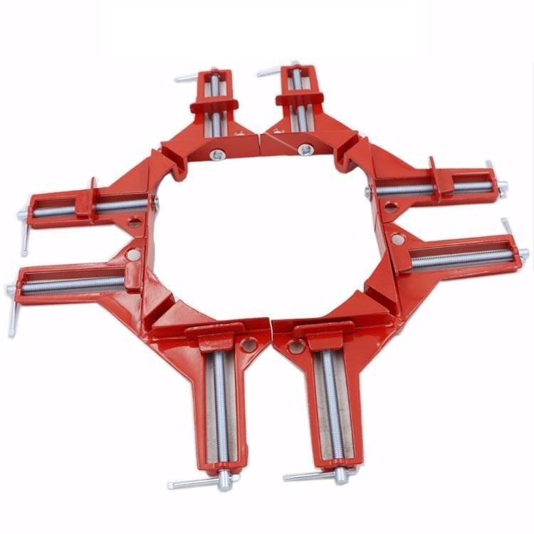 Tool world combo 4 cái ê tô mini vuông góc 90 độ, kẹp eto, eto kẹp bàn, eto góc vuông, set 4 chiếc ê tô vuông góc kẹp kính dán bể cá, eto vuông góc, eto kẹp góc vuông