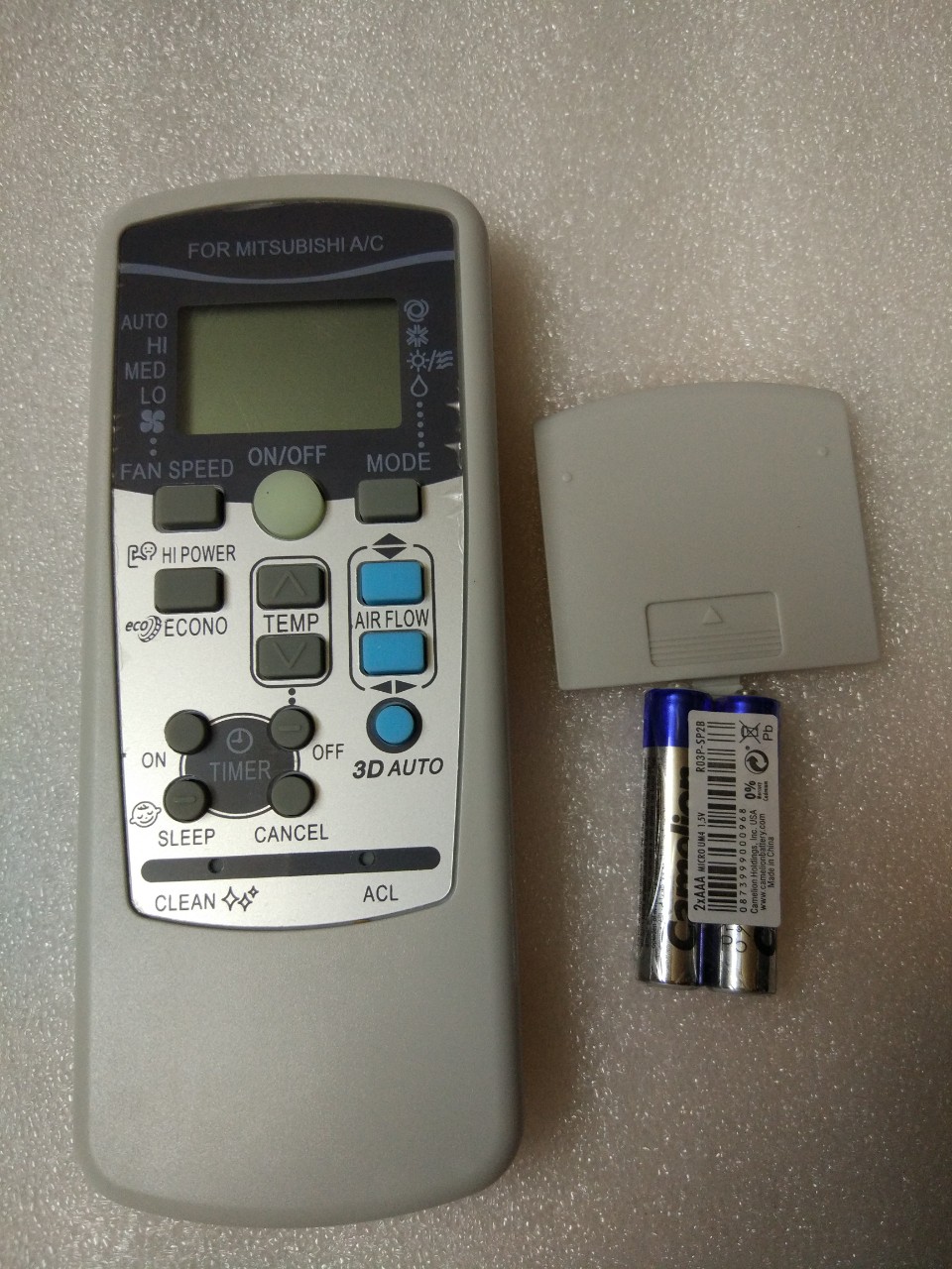 Điều Khiển Máy Lạnh Mitsubishi 3D