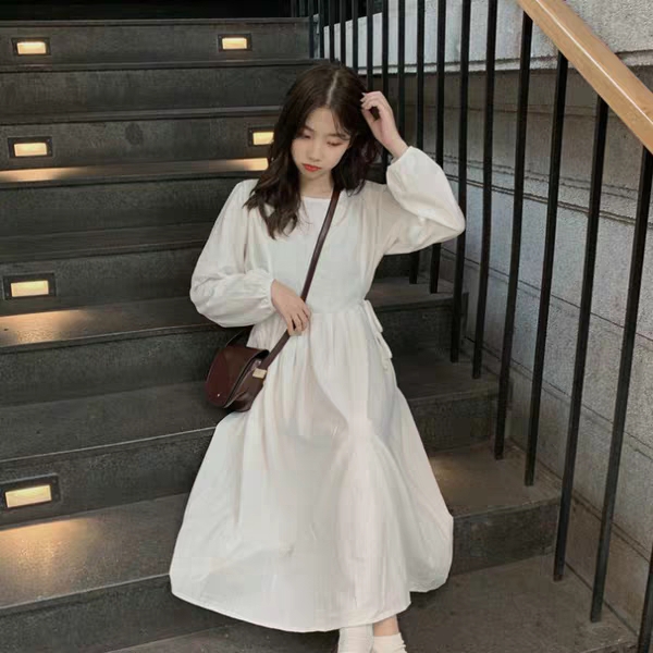 Đầm trắng dự tiệc dáng dài sang trọng lịch sự, Váy trắng xòe dài 2 lớp Hàn  Quốc (TTA109) - Tìm Voucher