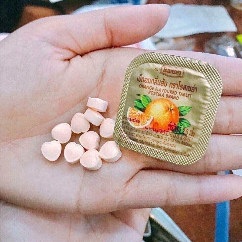 Kẹo cam Vitamin C Thái Lan