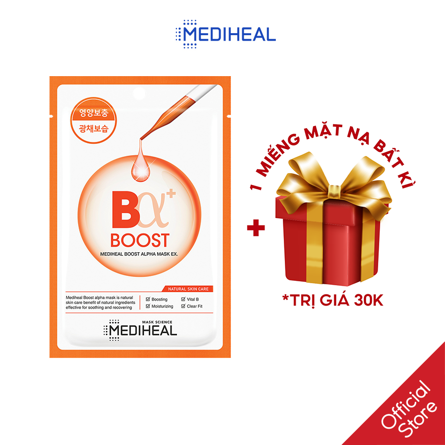 Mặt Nạ Đều Màu Da Mediheal Boost Alpha Mask EX 23ml [K74]