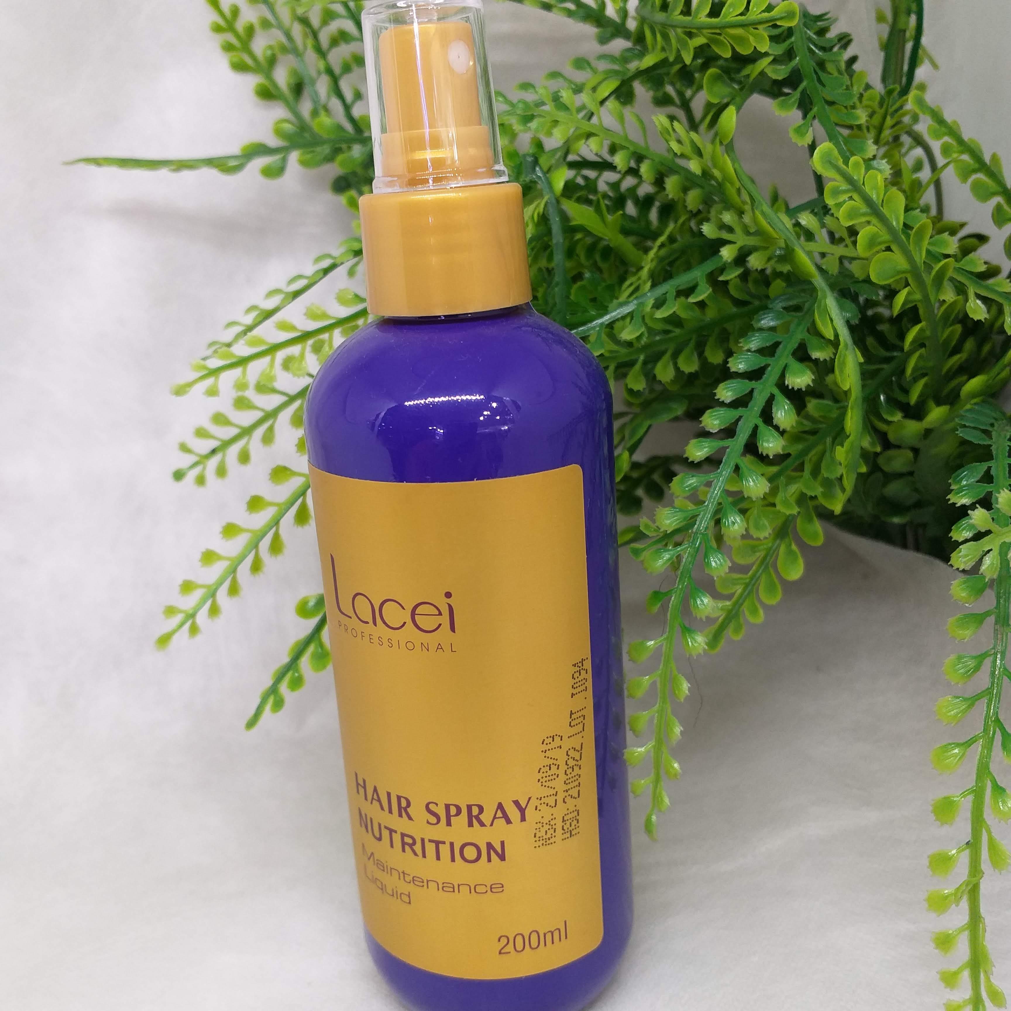 Xịt dưỡng tóc Lacei tím 200ml
