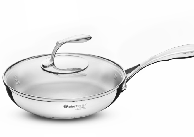 Chảo T Chef Series Frypan 28cm (nắp kính)