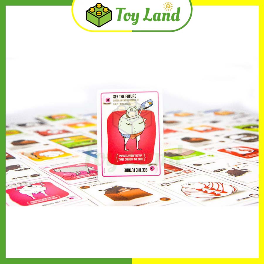 [Hộp Cứng Trắng 16+] Bài Mèo Nổ Việt Hóa Exploding Kittens Board Game 154 Lá Chất Giấy Dày Chống Nước