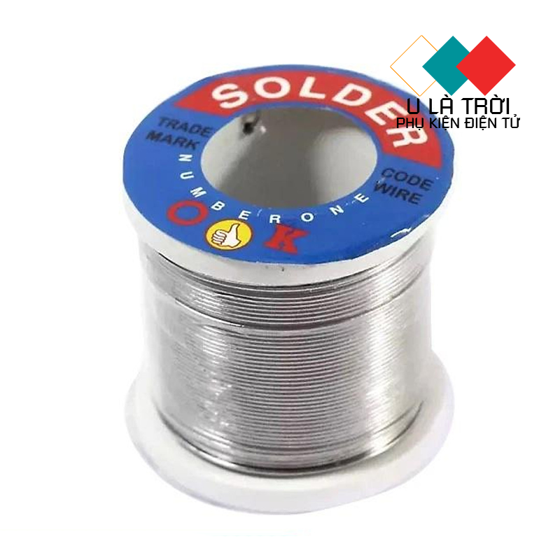 Thiếc hàn solder-ok 0.8mm cuộn to 100g