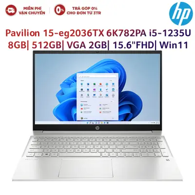 Laptop HP Pavilion 15-eg2036TX 6K782PA i5-1235U| 8GB| 512GB| VGA 2GB| 15.6