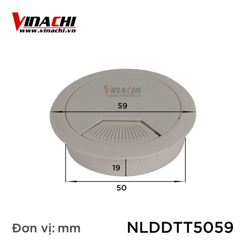 Nắp Luồn Dây Điện Tròn Trắng - Nắp Chụp Luồn Dây Điện Trắng Đục tiện lợi dùng cho bàn làm việc, bàn họp, ăn phòng