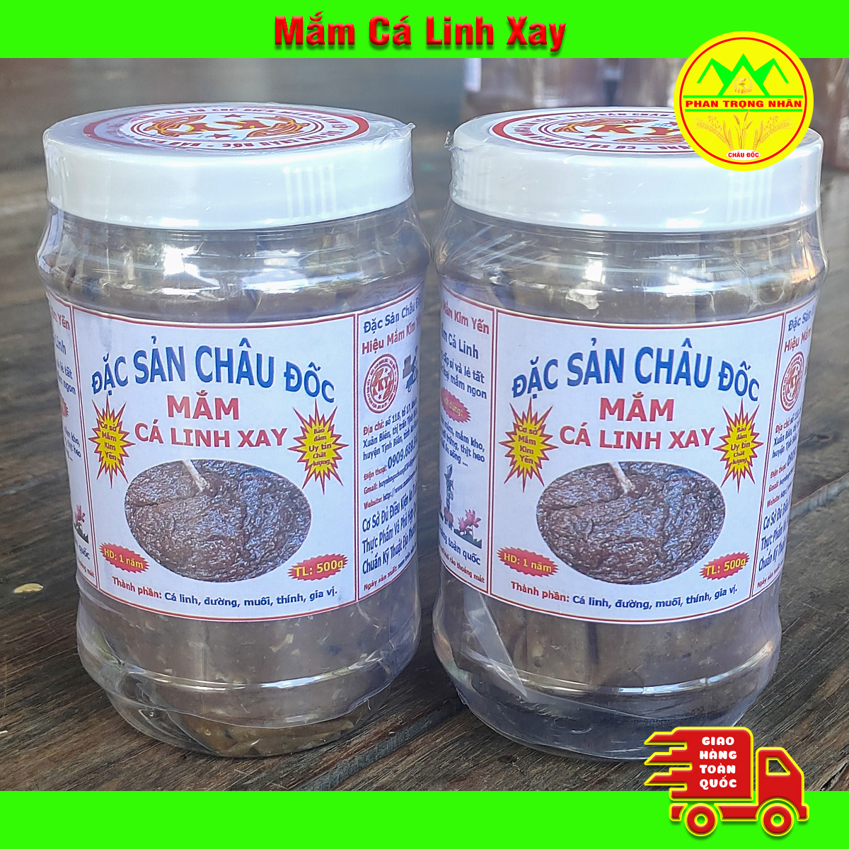 500gr Mắm Cá Linh Xay Châu Đốc Thơm Ngon
