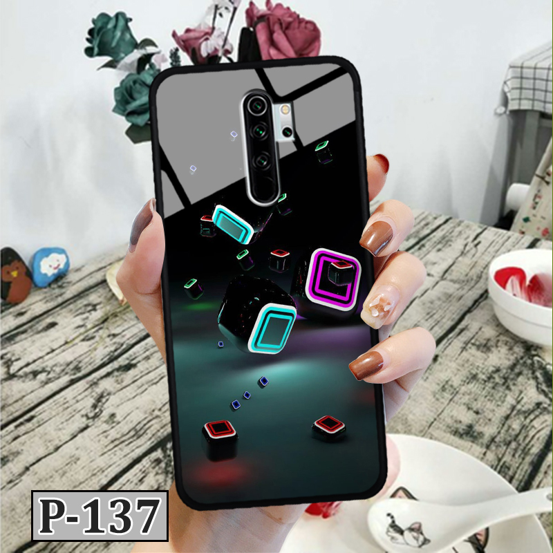 Ốp điện thoại xiaomi redmi note 8 pro - lưng kính in hình 3d