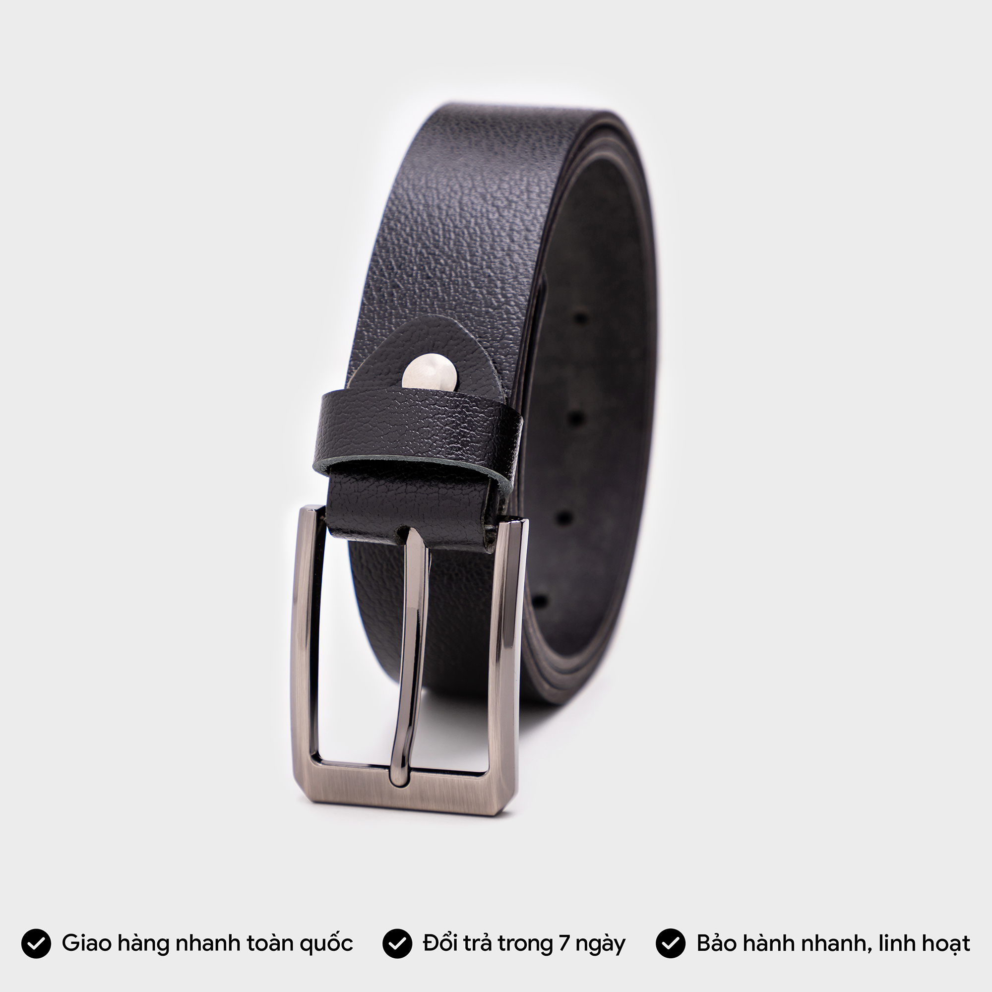 Thắt lưng nam thời trang da bò thật TRITA RTL038