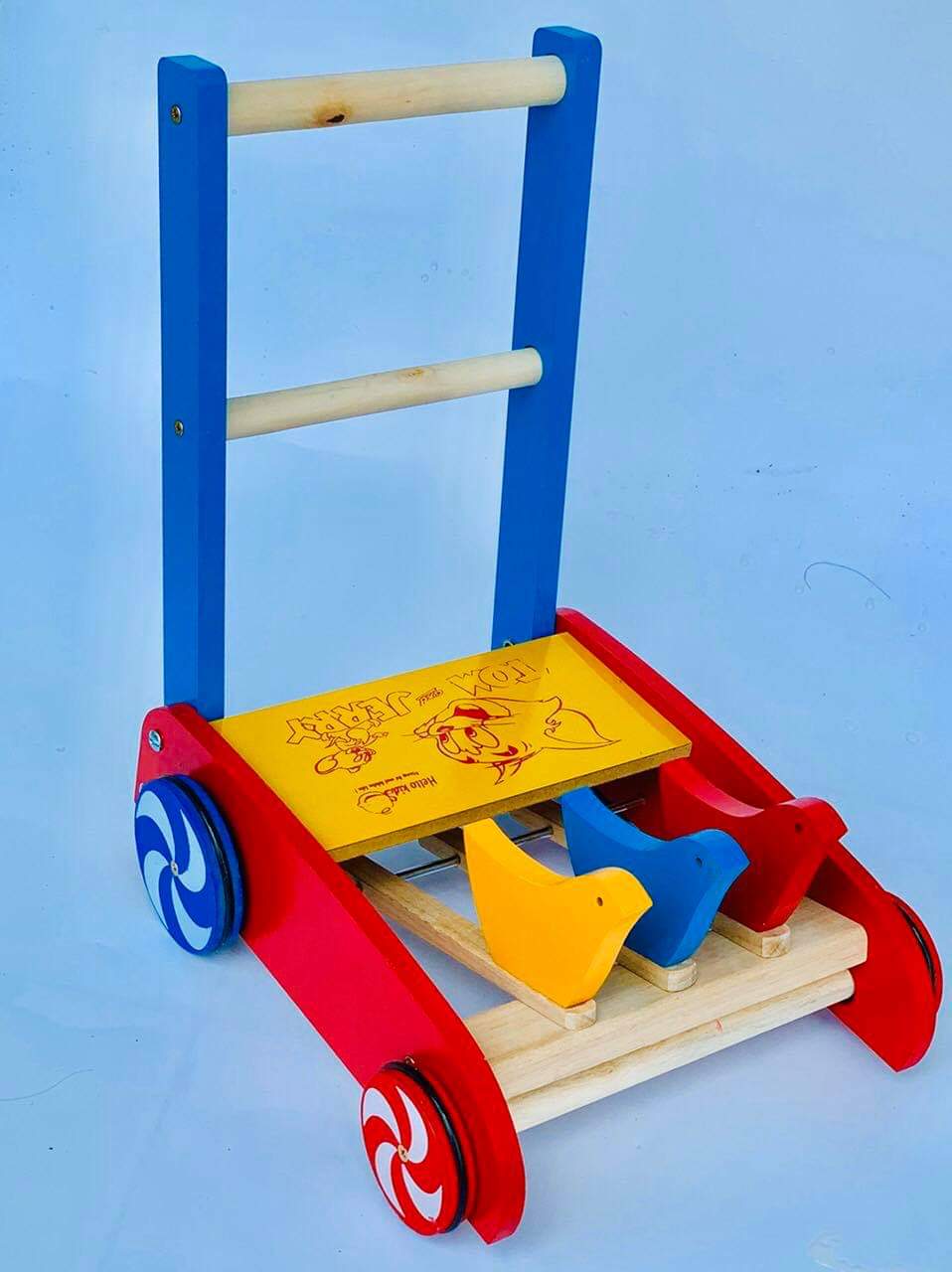 Xe tập đi bằng Gỗ Cho Bé (Rẻ Vô Địch)