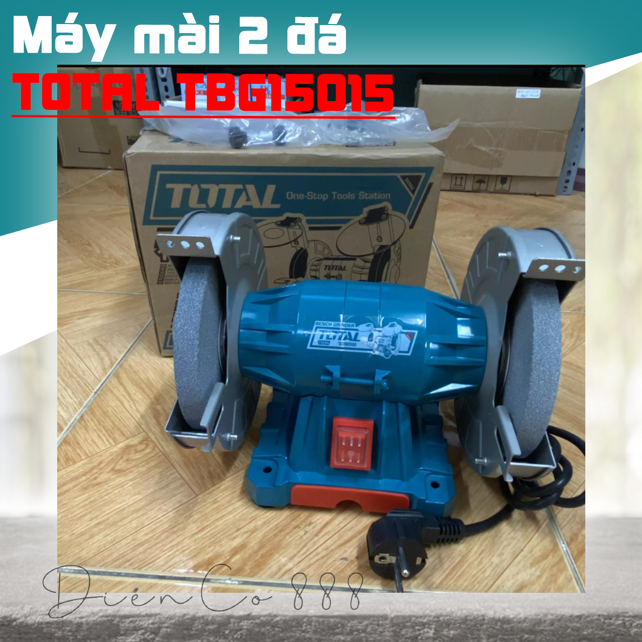 Máy mài 2 đá 150mm TOTAL TBG15015 150W