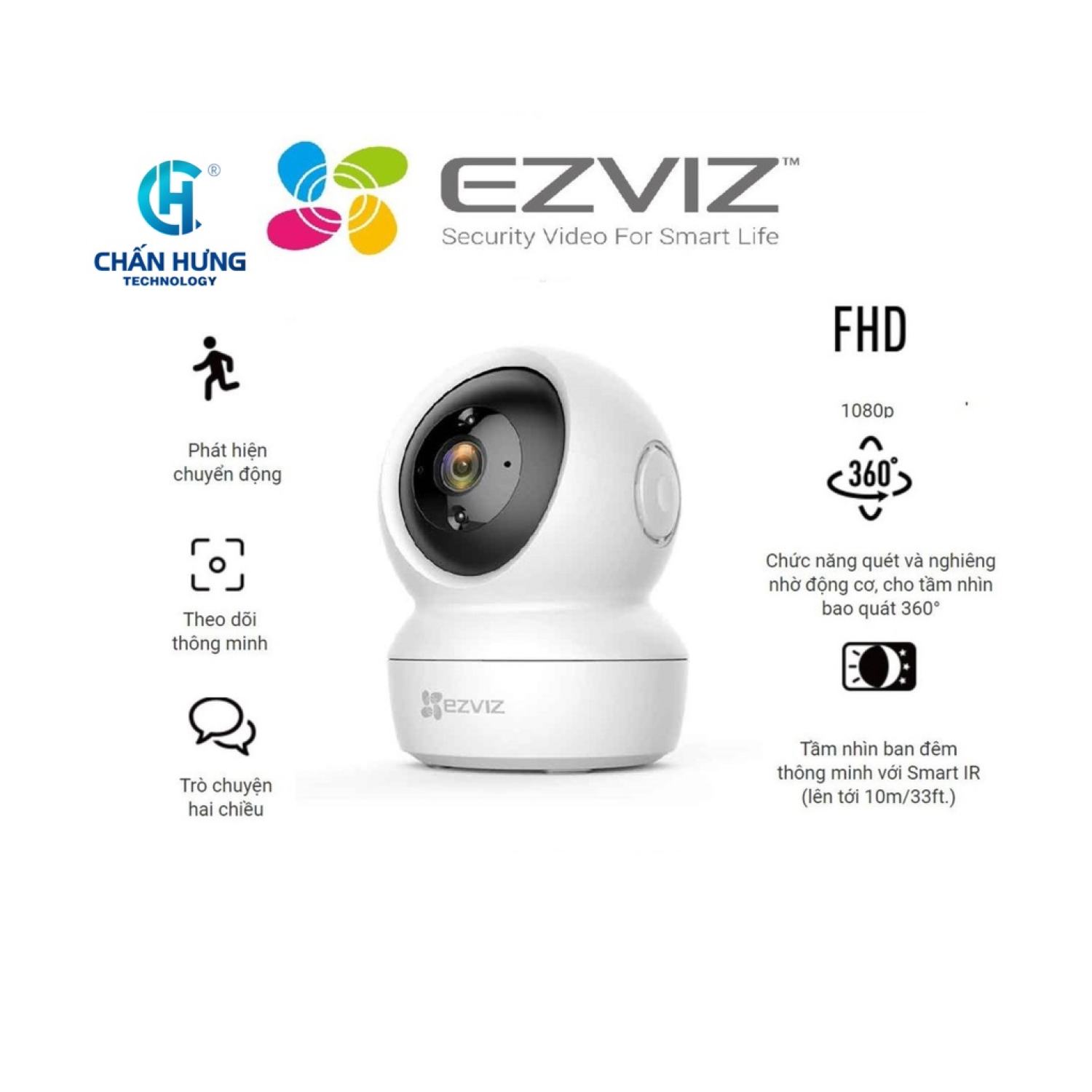Camera Wifi Ezviz C6N 2MP Full HD 1080P