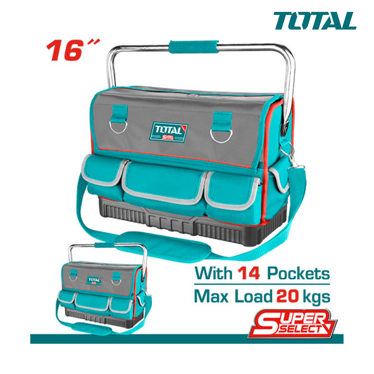 Giỏ đựng công cụ 16 inch TOTAL