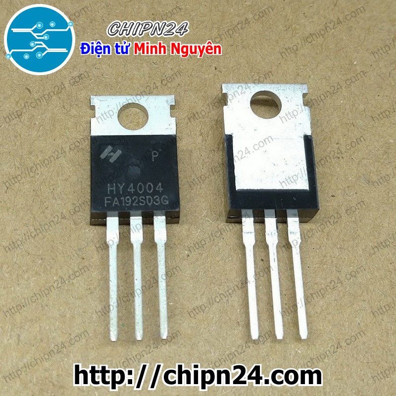 [1 con] (KT1) Mosfet HY4004 TO-220 208A 40V Kênh N (HY4004P 4004)