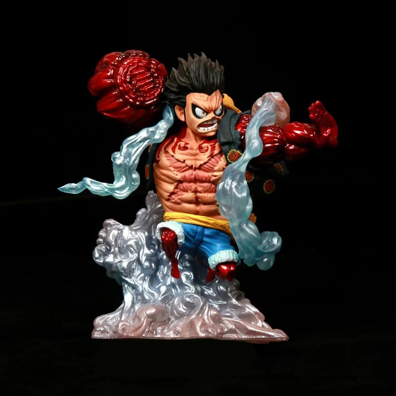 [HCM] Mô hình One Piece - Figure Monkey D Luffy gear 4 15cm L034