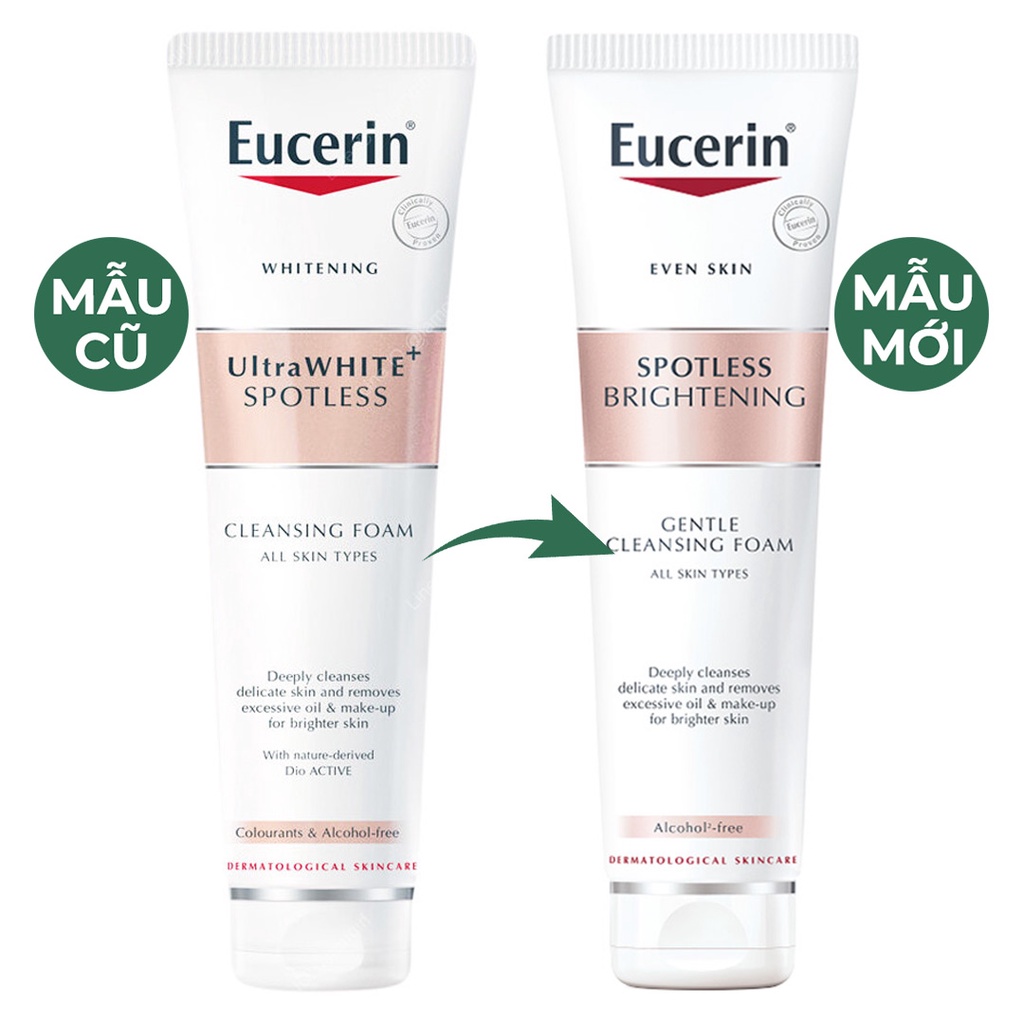 Sữa Rửa Mặt Eucerin Sáng Da White Cleansing Foam 150ml