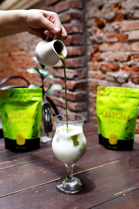 BỘT MATCHA TRÀ GUỘC 100gr nguyên chất, đắp mặt nạ, uống giảm cân, dùng để pha chế đồ uống và làm bánh, Chill market