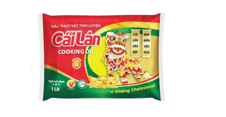 Dầu ăn Cái Lân 1L chai-bich