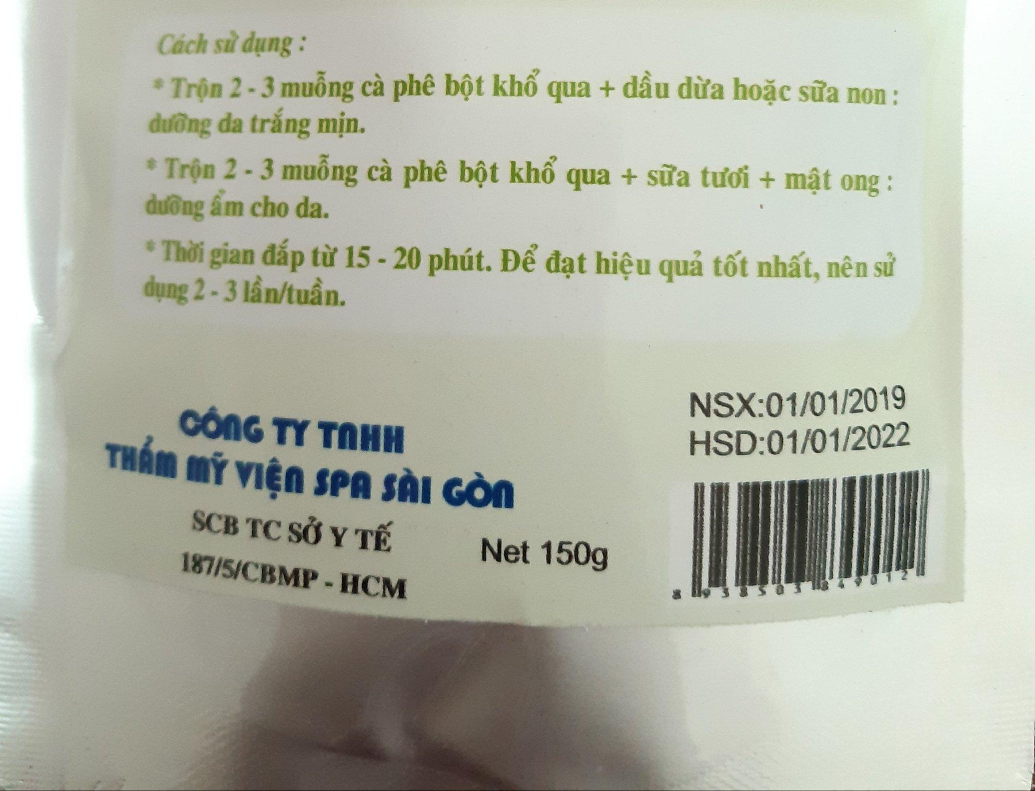 Bột Đắp Mặt Nạ Khổ Qua Bịch150gr