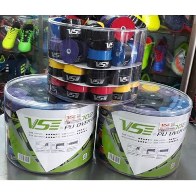 Hộp cuốn cán vợt vs nhiều màu, cuốn cán vợt cầu lông