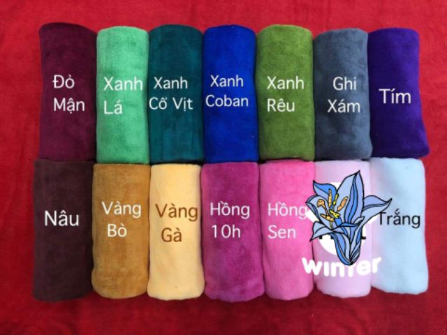 Khăn trải spa thêu logo 90x1m9,ko nhận ít (thêu 2 ngày xong)