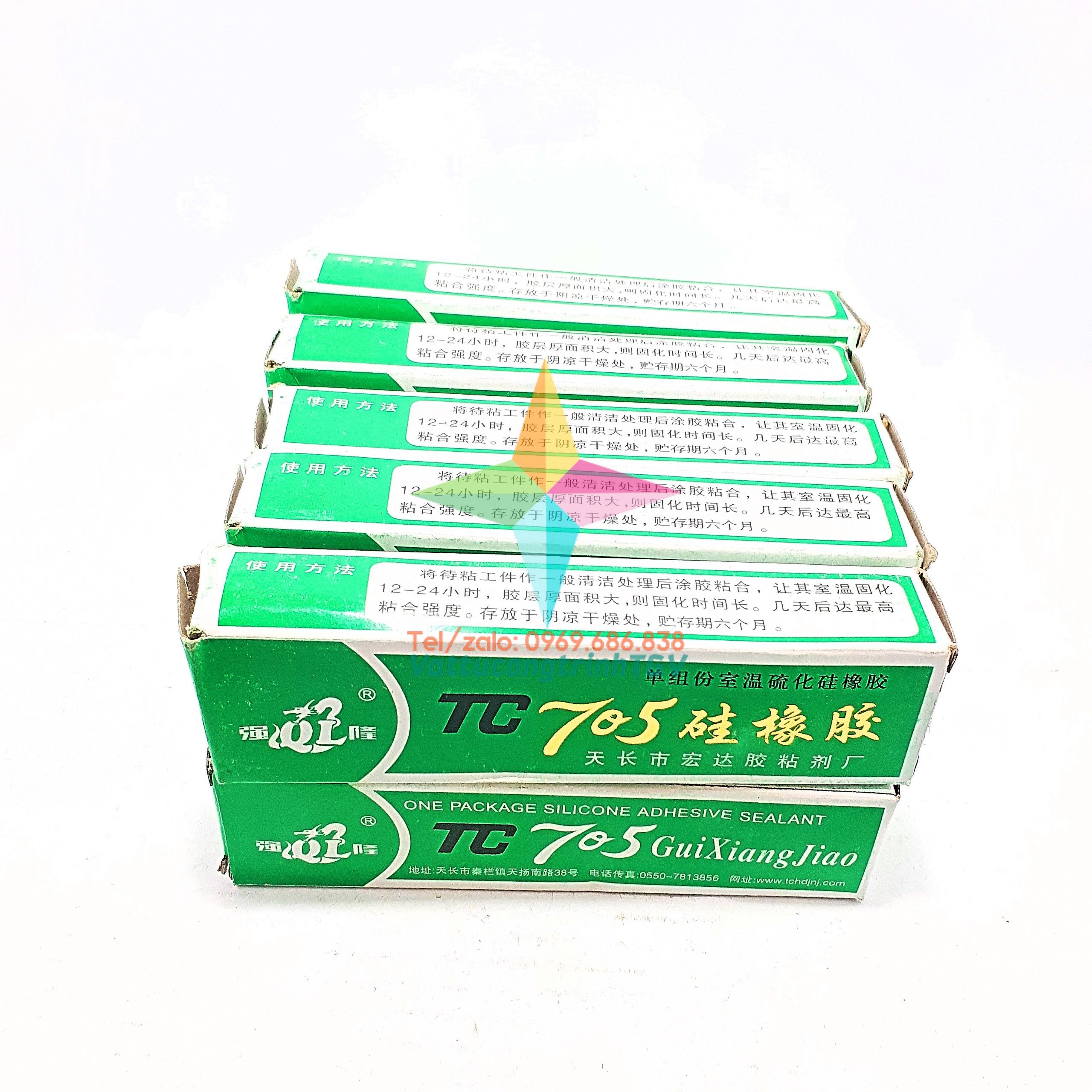 Combo 10 hộp keo đổ mạch TC 705(35g)