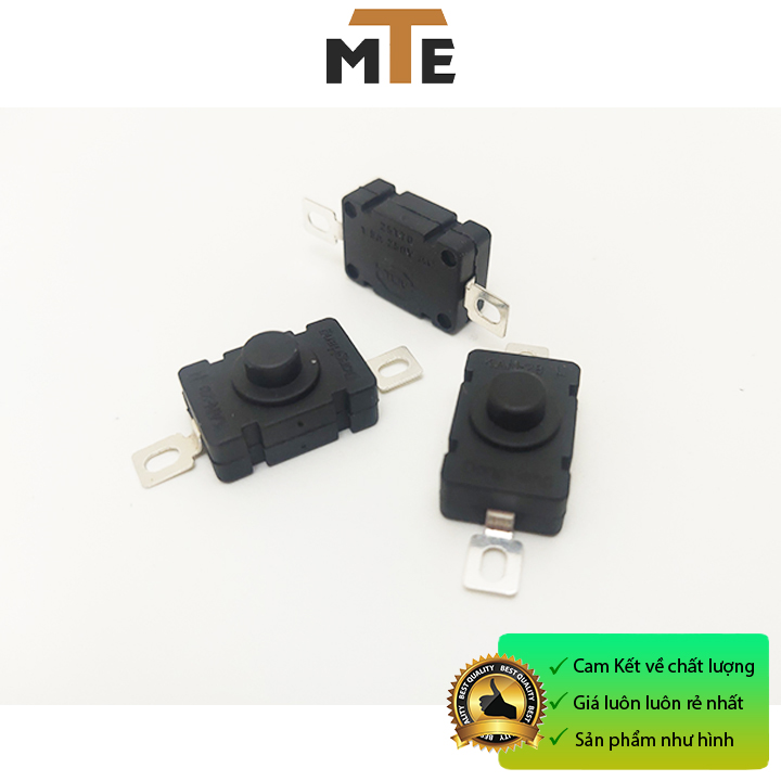 Công tắc đèn pin 2P KAN-28 dạng ấn ON OFF