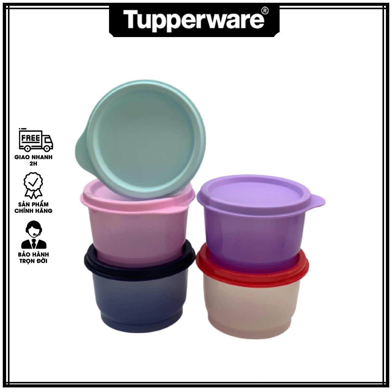 Hộp đựng thực phẩm Snack Cup 150ml (1 cái) (Màu ngẫu nhiên) - Tupperware